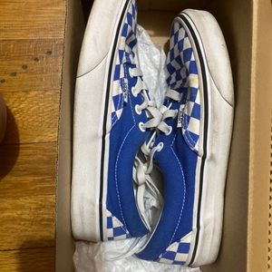 VANS OLD SKOOL CHECKERBOARD BLUE/WHITE